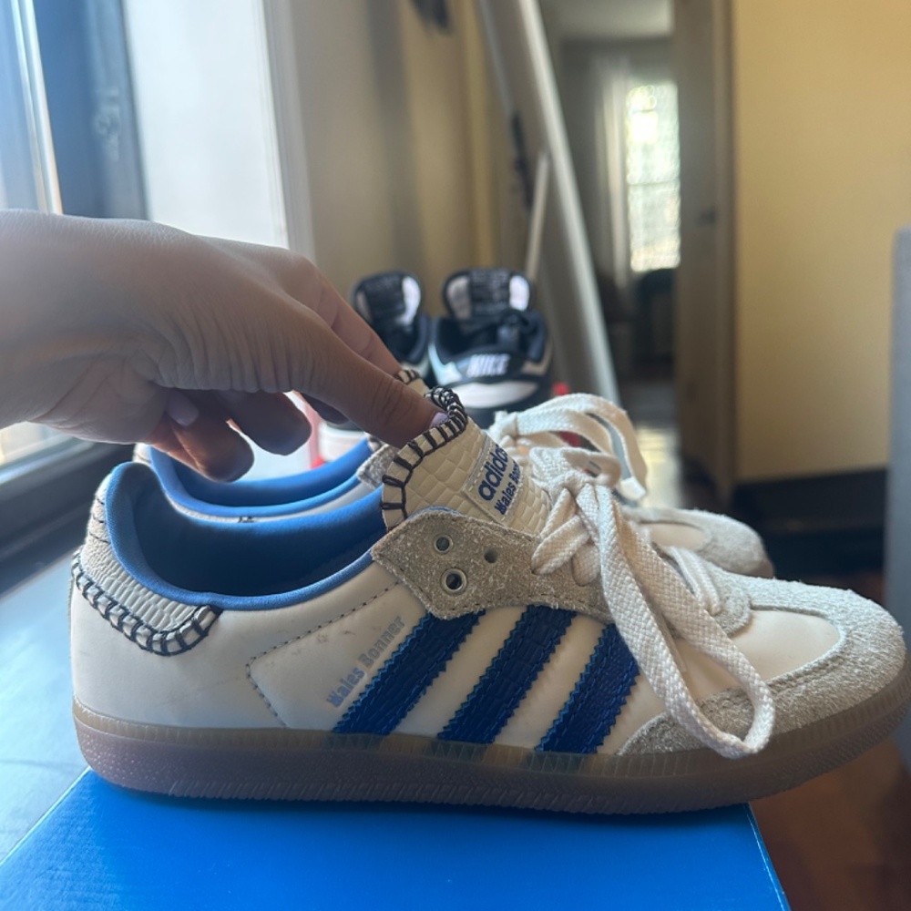 WALES BONNER X SAMBA NYLON 'WONDER CLAY ROYAL BLUE' Size U.S 6.5 W